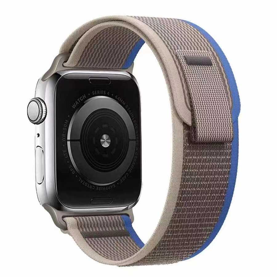 Apple Watch 42mm Uyumlu Kordon Trail Loop Hasır Yumuşak Kumaş Zore KRD-77 Kayış