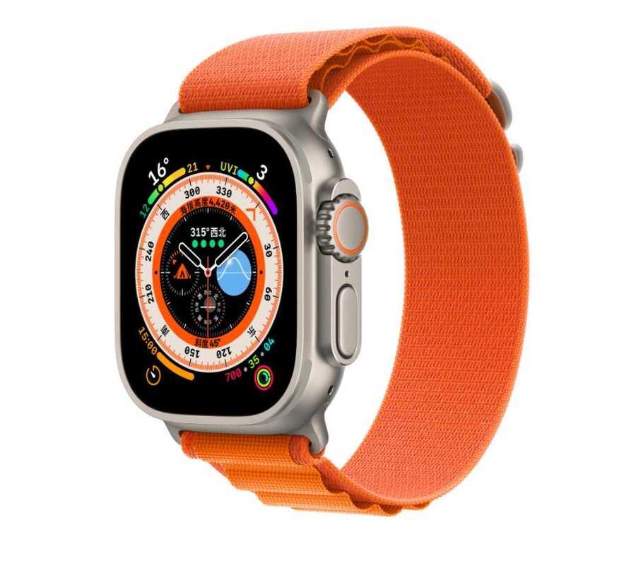 Apple Watch 42mm Uyumlu Kordon Alpine Hasır Örgü Zore KRD-74 Kumaş Kayış