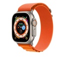 Apple Watch Ultra 49mm Uyumlu Kordon Alpine Hasır Örgü Zore KRD-74 Kumaş Kayış