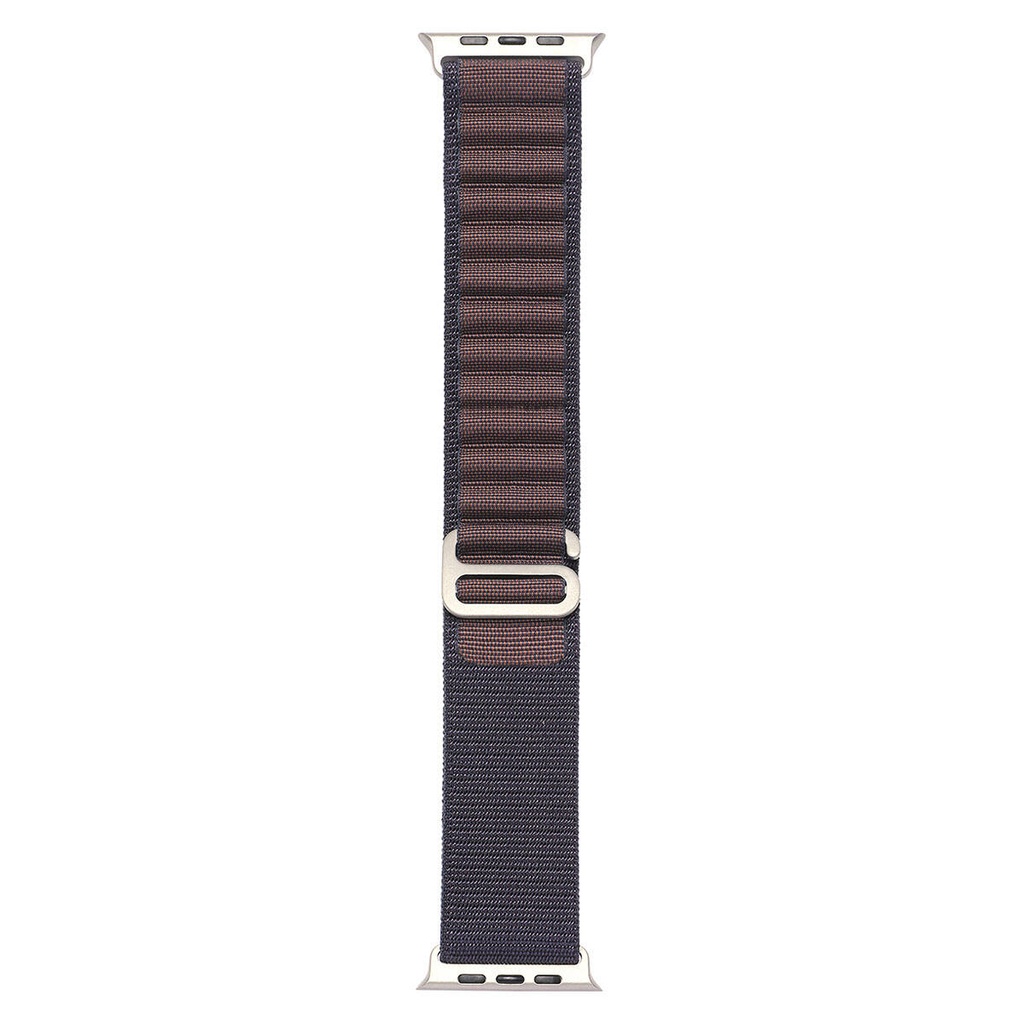Apple Watch 7 45mm Uyumlu Kordon Alpine Hasır Örgü Zore KRD-74 Kumaş Kayış