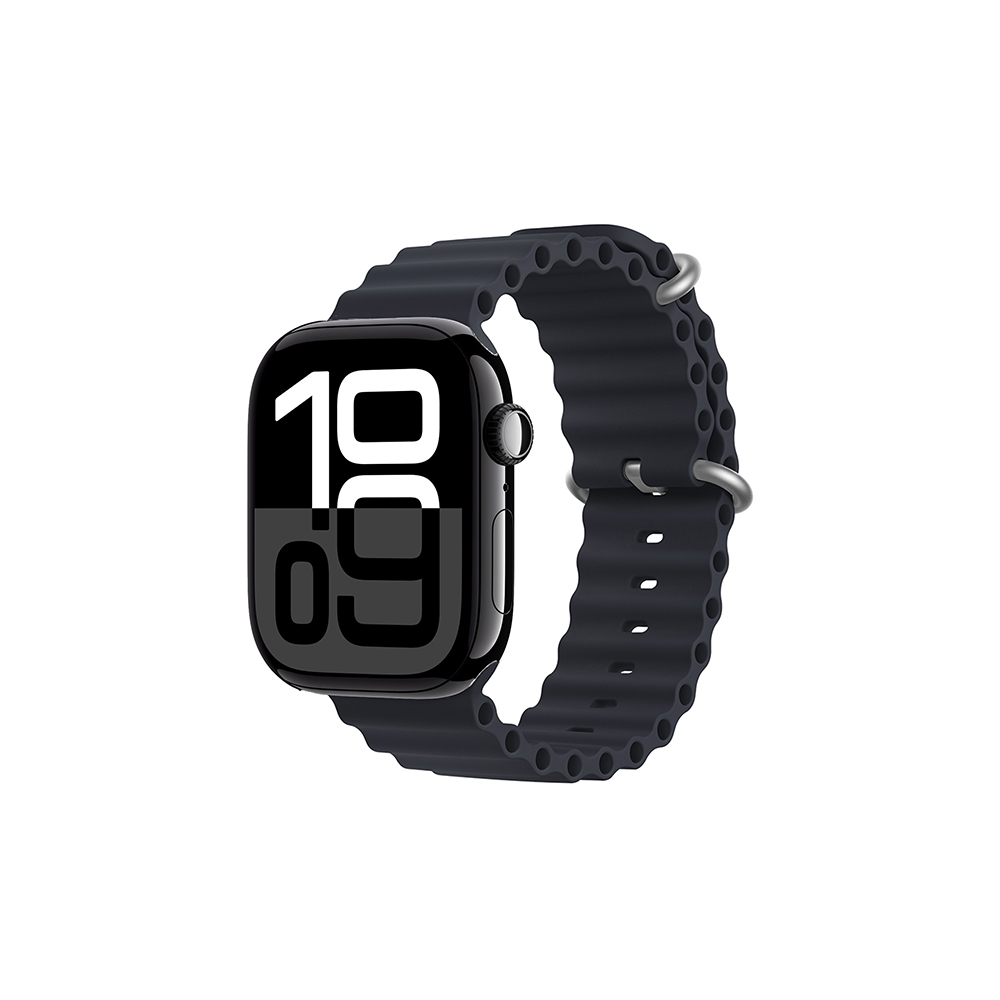 Apple Watch 42mm Uyumlu Kordon Ocean Silikon Yumuşak Esnek Metal Tokalı Zore KRD-75 Kayış
