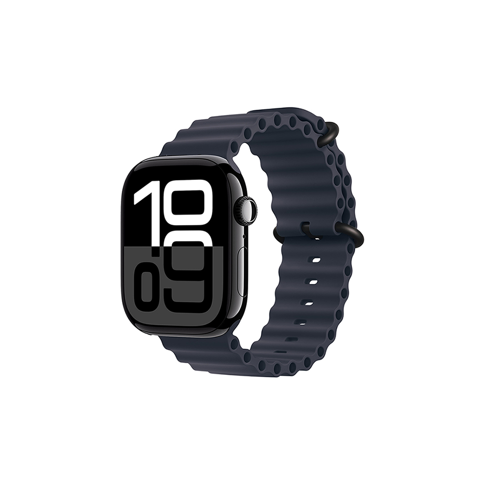 Apple Watch 42mm Uyumlu Kordon Ocean Silikon Yumuşak Esnek Metal Tokalı Zore KRD-75 Kayış