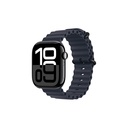Apple Watch 42mm Uyumlu Kordon Ocean Silikon Yumuşak Esnek Metal Tokalı Zore KRD-75 Kayış