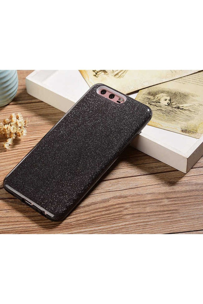 [RNZ-TA6231] Huawei P10 Plus Uyumlu Kılıf Zore Shining Silikon (Siyah)