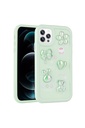 Apple iPhone 11 Pro Uyumlu Kılıf Kabartma Figürlü Parlak Zore Toys Silikon Kapak