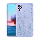 Xiaomi Poco M5S Uyumlu Kılıf Simli Desenli Kamera Korumalı Parlak Zore Popy Kapak