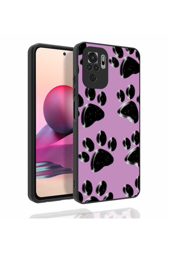 Xiaomi Poco M5S Uyumlu Kılıf Desenli Kamera Korumalı Parlak Zore Nora Kapak