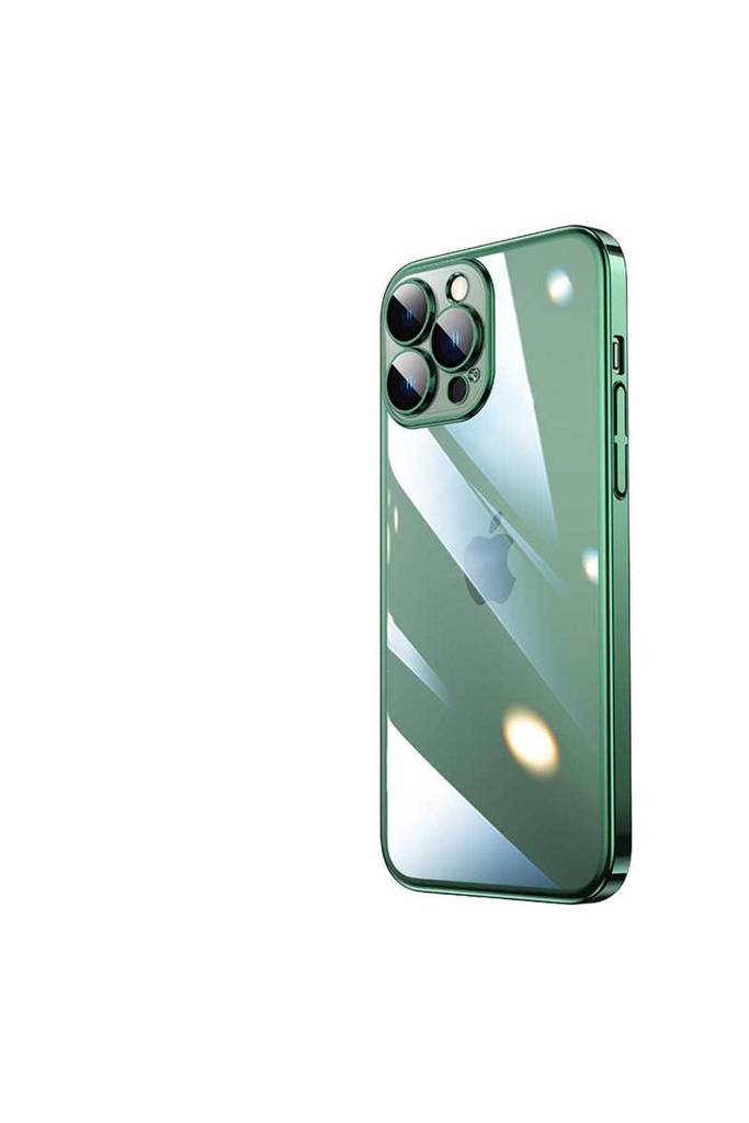 Apple iPhone 13 Pro Uyumlu Kılıf Sert PC Renkli Çerçeveli Zore Riksos Kapak
