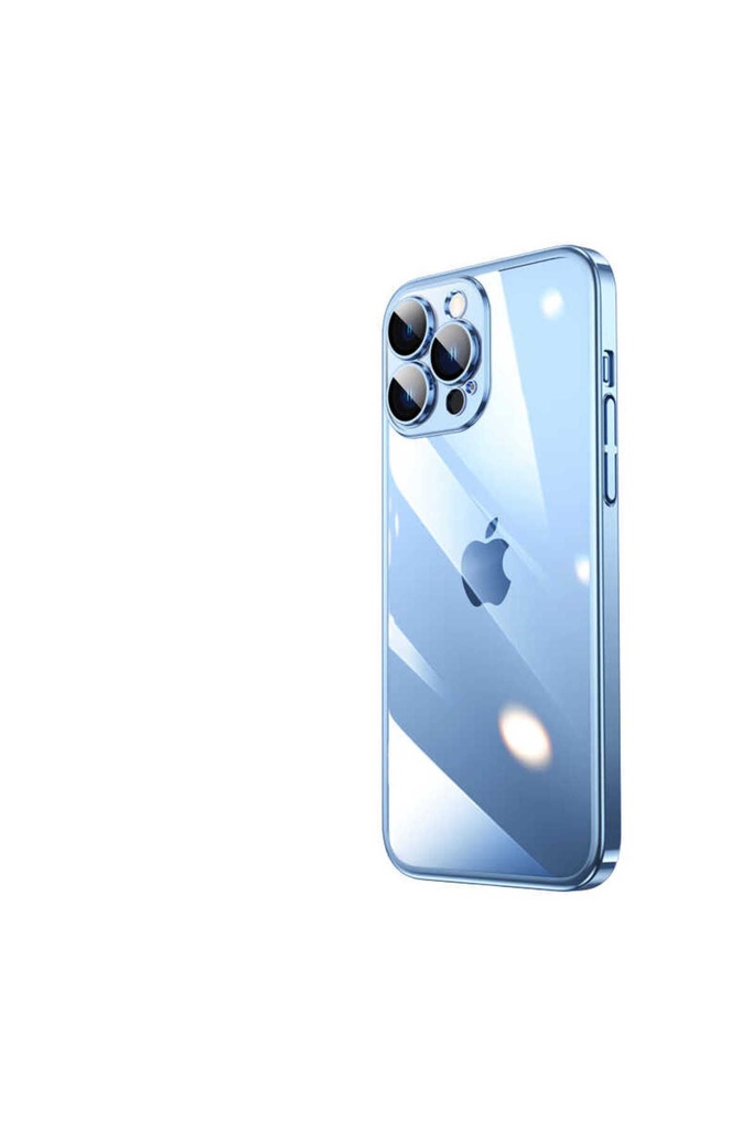 Apple iPhone 13 Pro Uyumlu Kılıf Sert PC Renkli Çerçeveli Zore Riksos Kapak