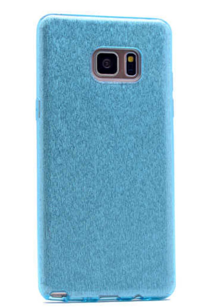 [RNZ-TA6245] Samsung Galaxy S6 Edge Uyumlu Kılıf Zore Shining Silikon (Mavi)