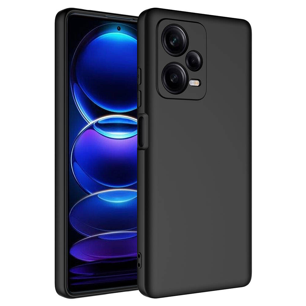 [RNZ-TA96231] Xiaomi Redmi Note 12 Pro Plus 5G Uyumlu Kılıf Zore Mara Lansman Kapak (Siyah)