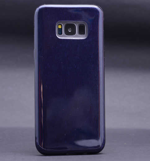[RNZ-TA6247] Samsung Galaxy S8 Plus Uyumlu Kılıf Zore Shining Silikon (Siyah)