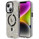 Apple iPhone 14 Plus Uyumlu Kılıf M-safe Şarj Özellikli Youngkit Water-Ink Serisi Kapak