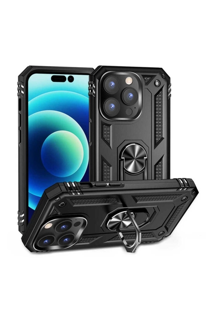 [RNZ-TA80362] Apple iPhone 14 Pro Uyumlu Kılıf Zore Vega Kapak (Siyah)