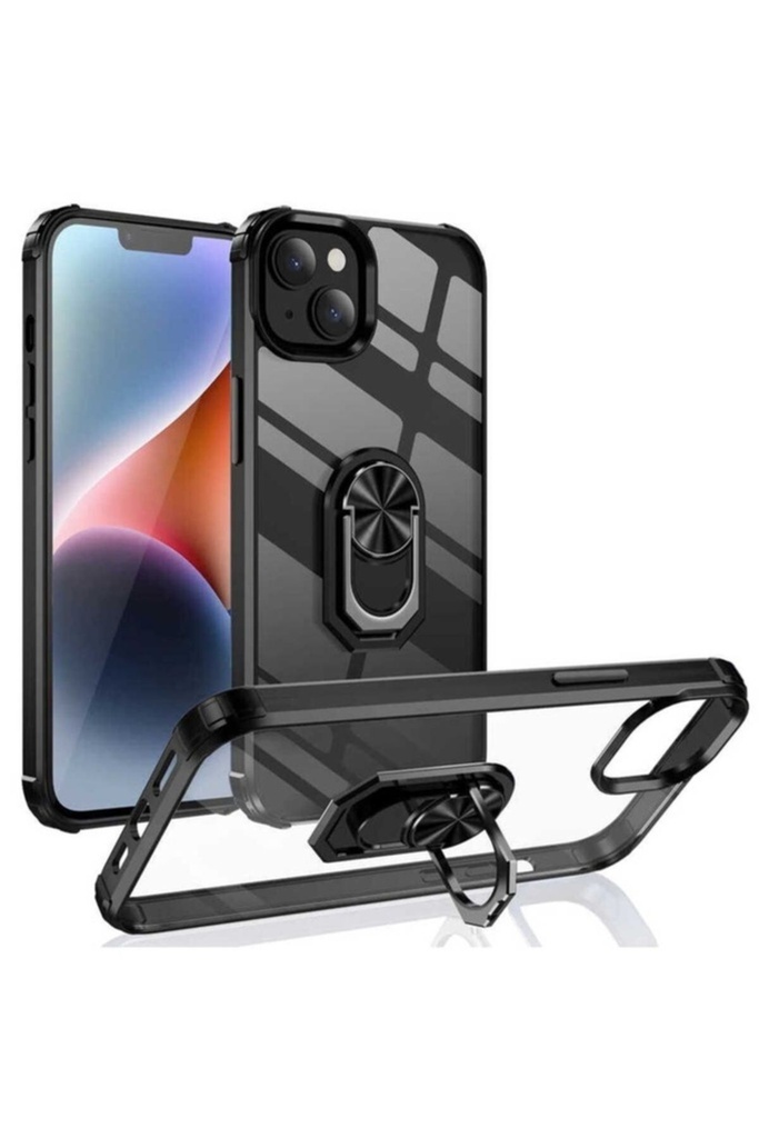[RNZ-TA80376] Apple iPhone 14 Uyumlu Kılıf Zore Mola Kapak (Siyah)
