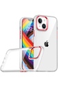 Apple iPhone 14 Uyumlu Kılıf Zore Flora Kapak