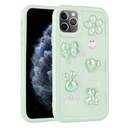 Apple iPhone 11 Pro Max Uyumlu Kılıf Kabartma Figürlü Parlak Zore Toys Silikon Kapak