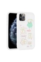 Apple iPhone 11 Pro Max Uyumlu Kılıf Kabartma Figürlü Parlak Zore Toys Silikon Kapak