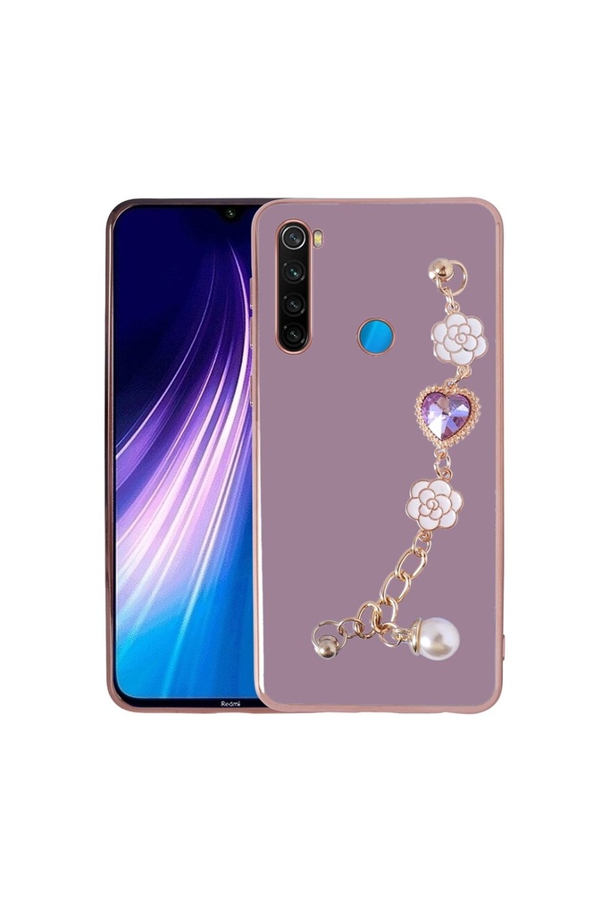 Xiaomi Redmi Note 8 Uyumlu Kılıf El Tutamaçlı Kamera Korumalı Zore Taka Silikon Kapak