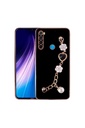 Xiaomi Redmi Note 8 Uyumlu Kılıf El Tutamaçlı Kamera Korumalı Zore Taka Silikon Kapak