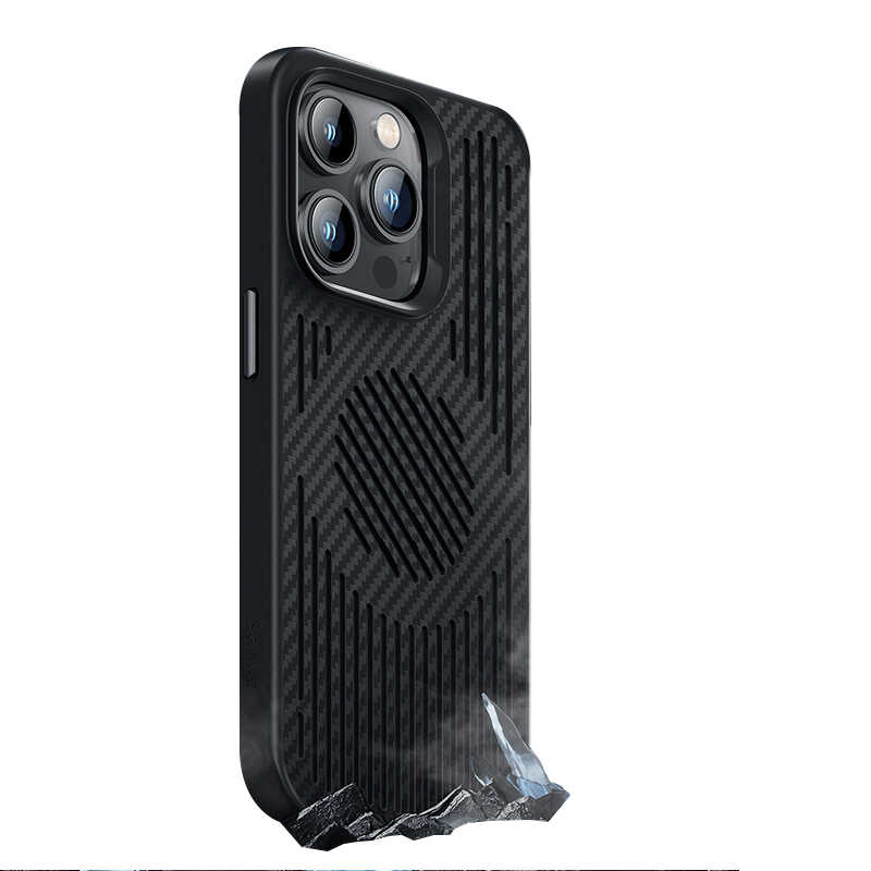 [RNZ-TA80679] Apple iPhone 14 Pro Uyumlu Kılıf Benks Magnetic Cooling Kevlar Soğutucu Özellikli Telefon Kılıfı