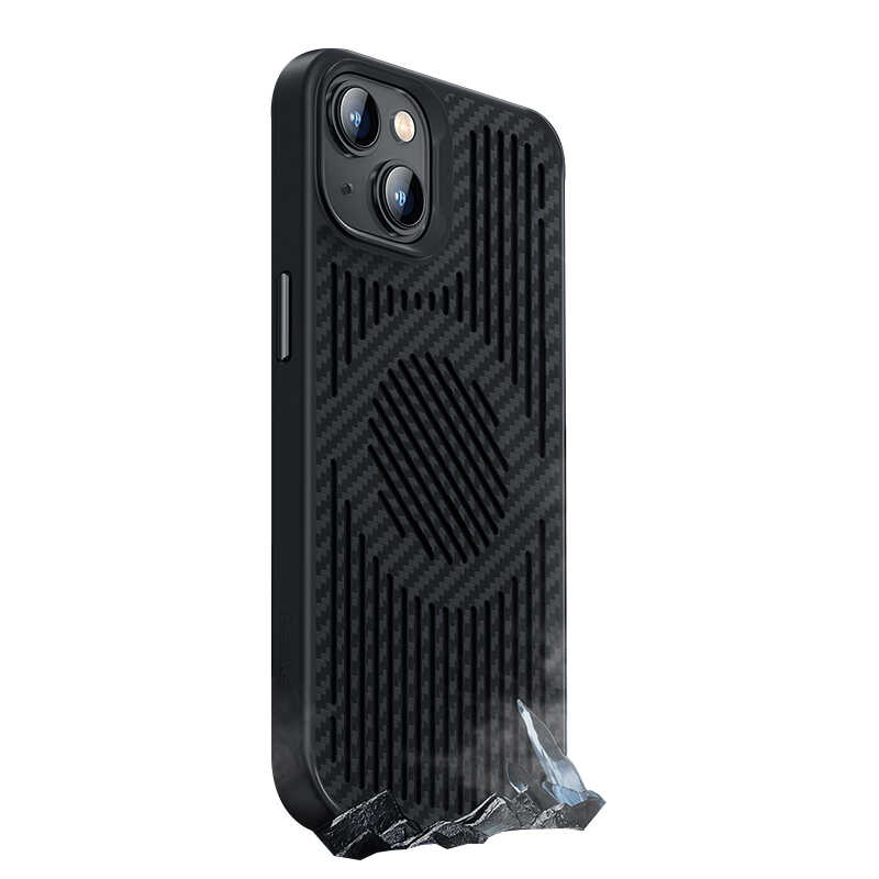 [RNZ-TA80678] Apple iPhone 14 Uyumlu Kılıf Benks Magnetic Cooling Kevlar Soğutucu Özellikli Telefon Kılıfı