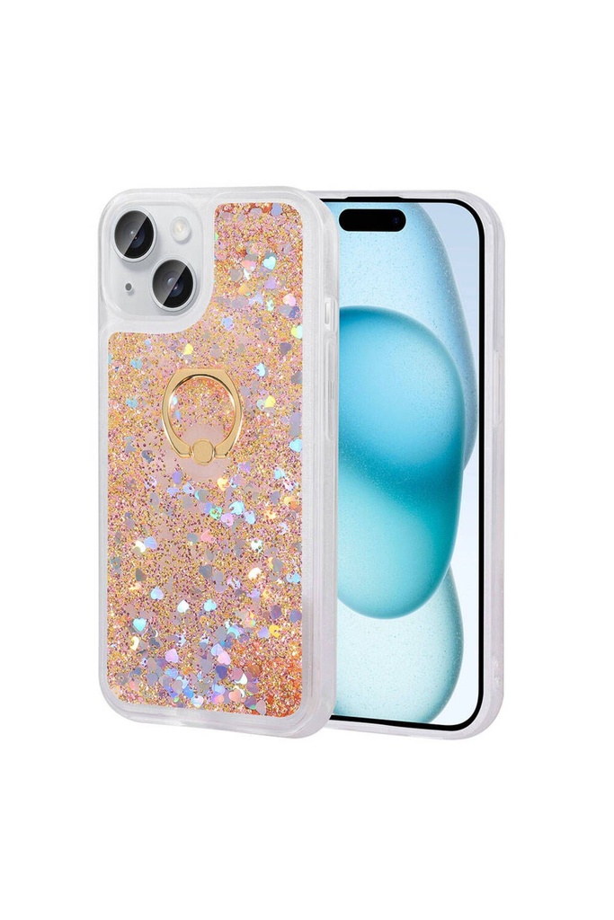 [RNZ-TA96298] Apple iPhone 15 Uyumlu Kılıf Zore Milce Kapak (Gold)