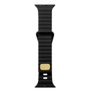 Apple Watch 42mm Uyumlu Kordon Silikon Soft Yüzey Metal Tokalı KRD-73 Kayış