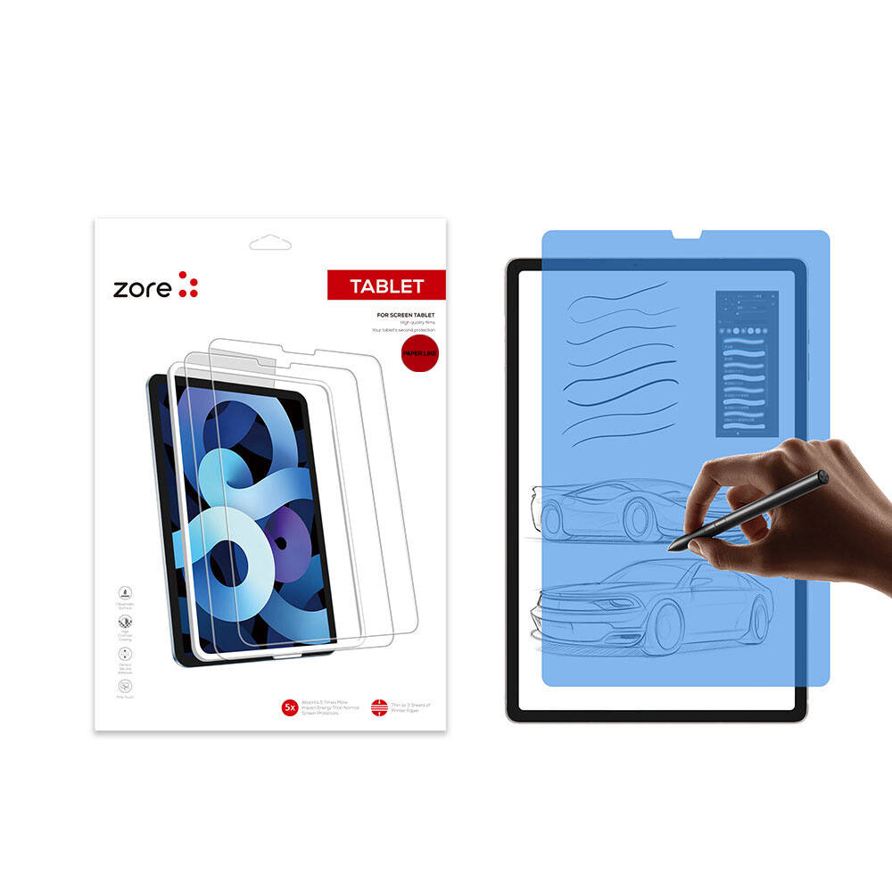 [RNZ-TA95931] Samsung Galaxy Tab A9 Uyumlu Kağıt Hisli Mat ​​​​​​​​​​​​​​​Zore Paper-Like Ekran Koruyucu