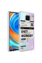 Xiaomi Redmi Note 8 Pro Uyumlu Kılıf Airbag Kenarlı Renkli Desenli Silikon Zore Elegans Kapak