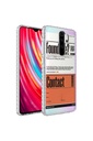 Xiaomi Redmi Note 8 Pro Uyumlu Kılıf Airbag Kenarlı Renkli Desenli Silikon Zore Elegans Kapak