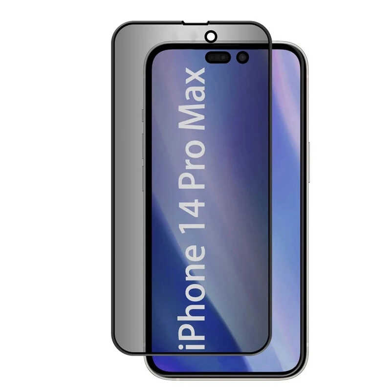 [RNZ-TA81306] Apple iPhone 14 Pro Max Uyumlu Zore Kor Privacy Cam Ekran Koruyucu