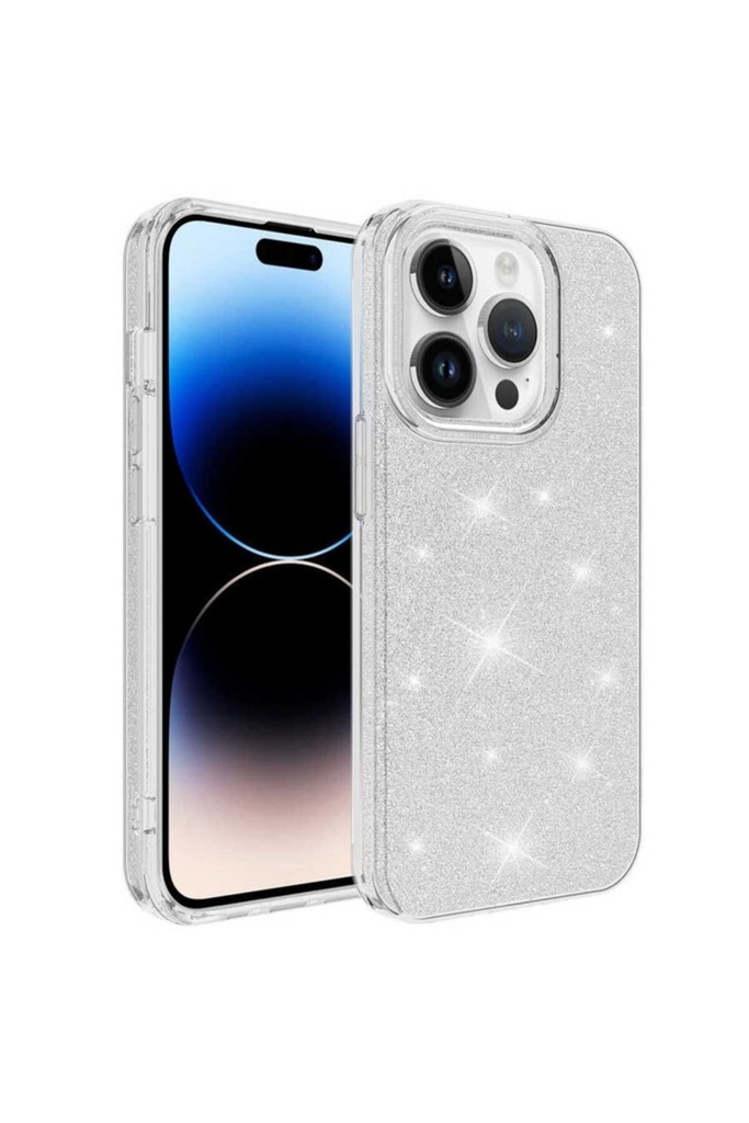 Apple iPhone 14 Pro Max Uyumlu Kılıf Zore Shining Silikon