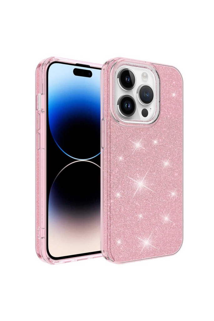 Apple iPhone 14 Pro Max Uyumlu Kılıf Zore Shining Silikon