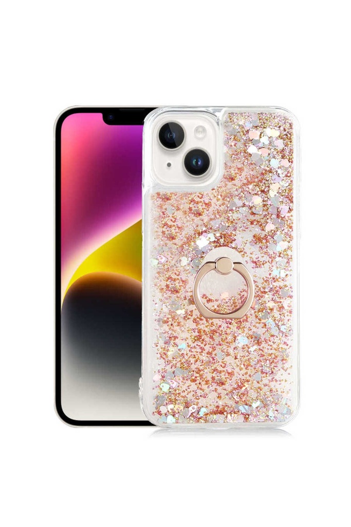 [RNZ-TA80939] Apple iPhone 14 Plus Uyumlu Kılıf Zore Milce Kapak (Gold)