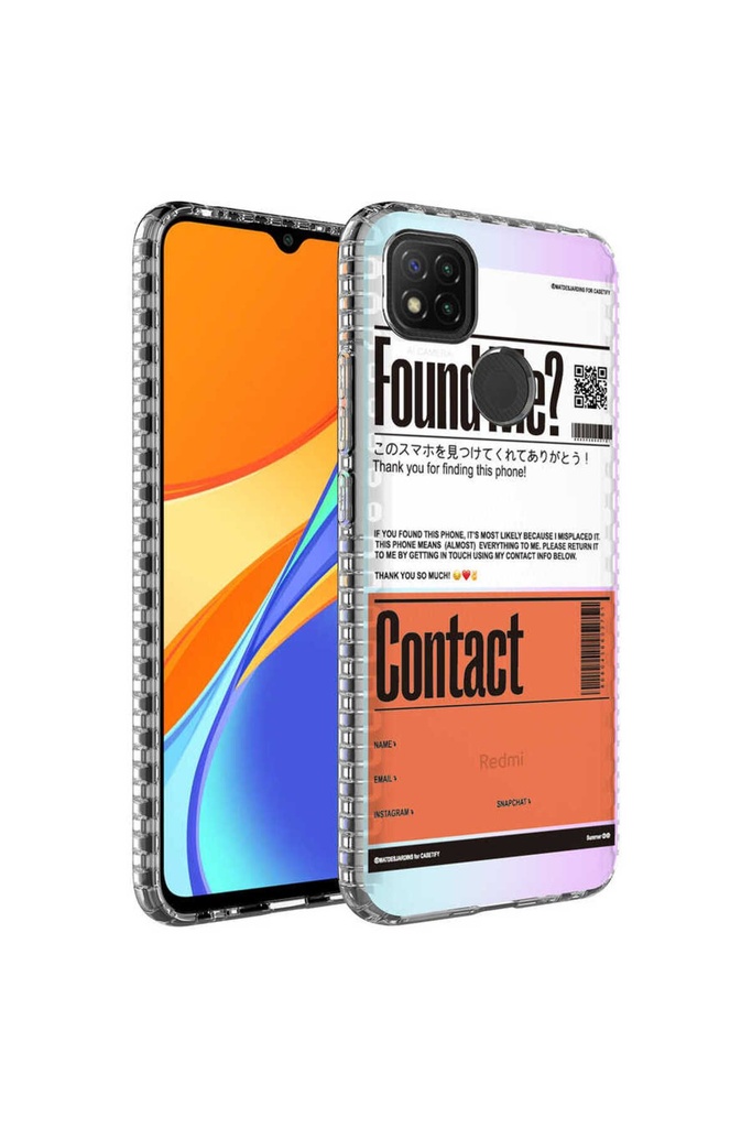 Xiaomi Redmi 9C Uyumlu Kılıf Airbag Kenarlı Renkli Desenli Silikon Zore Elegans Kapak