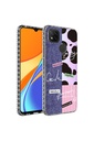 Xiaomi Redmi 9C Uyumlu Kılıf Airbag Kenarlı Renkli Desenli Silikon Zore Elegans Kapak