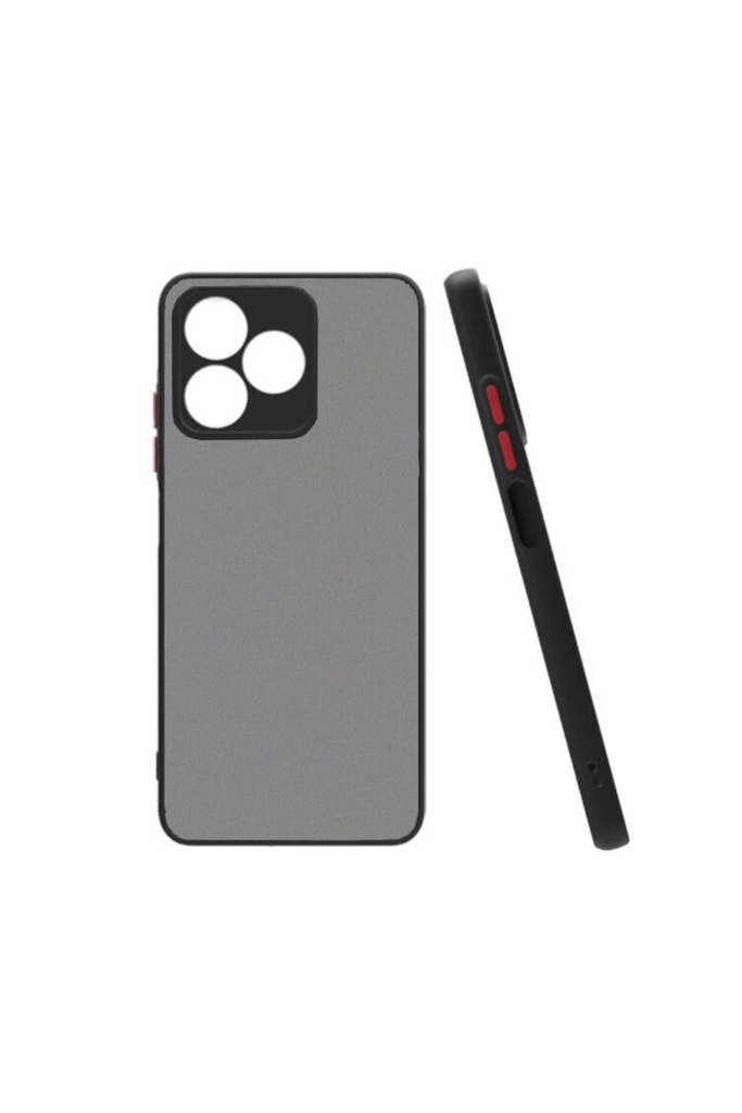 [RNZ-TA96327] Realme C53 Uyumlu Kılıf Zore Hux Kapak (Siyah)