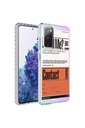 Samsung Galaxy S20 FE Uyumlu Kılıf Airbag Kenarlı Renkli Desenli Silikon Zore Elegans Kapak