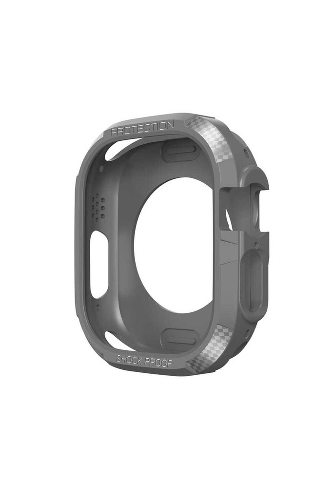 Apple Watch Ultra 49mm Uyumlu Silikon TPU Kasa Koruyucu Zore Watch Gard 17