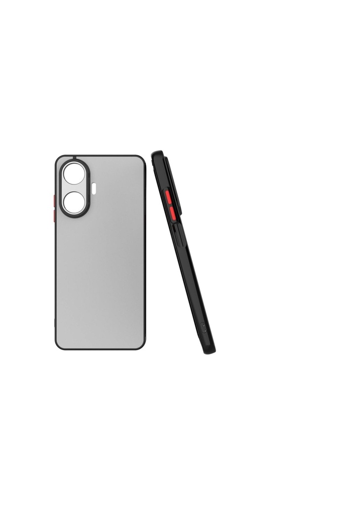 [RNZ-TA96329] Realme C55 Uyumlu Kılıf Zore Hux Kapak (Siyah)
