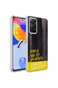 Xiaomi Redmi Note 11 Global Uyumlu Kılıf Airbag Kenarlı Renkli Desenli Silikon Zore Elegans Kapak