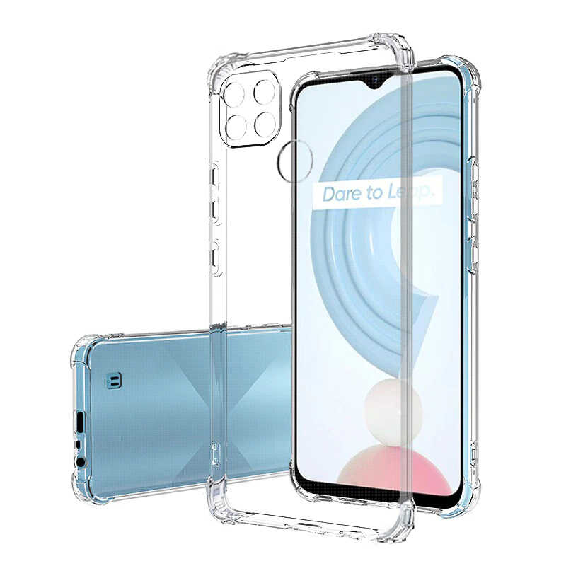 Realme C25Y Uyumlu Kılıf Zore 2mm Anti Shock Silikon