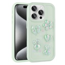Apple iPhone 15 Pro Uyumlu Kılıf Kabartma Figürlü Parlak Zore Toys Silikon Kapak