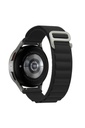 Samsung Galaxy Watch 46mm Uyumlu 22mm Kordon Alpine Hasır Örgü Zore KRD-74 Kumaş Kayış