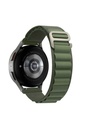Samsung Galaxy Watch 46mm Uyumlu 22mm Kordon Alpine Hasır Örgü Zore KRD-74 Kumaş Kayış