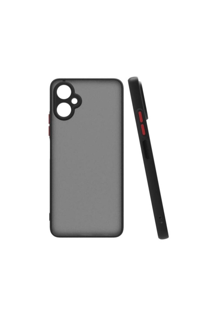[RNZ-TA96337] Tecno Camon 19 Neo Uyumlu Kılıf Zore Hux Kapak (Siyah)