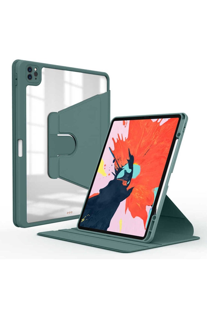 Apple iPad Pro 11 2022 M2 Uyumlu Kılıf Zore Nayn Dönebilen Standlı Kılıf