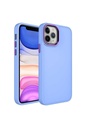 Apple iPhone 12 Pro Uyumlu Kılıf Metal Çerçeve ve Buton Tasarımlı Silikon Zore Luna Kapak