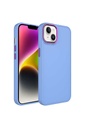 Apple iPhone 13 Uyumlu Kılıf Metal Çerçeve ve Buton Tasarımlı Silikon Zore Luna Kapak